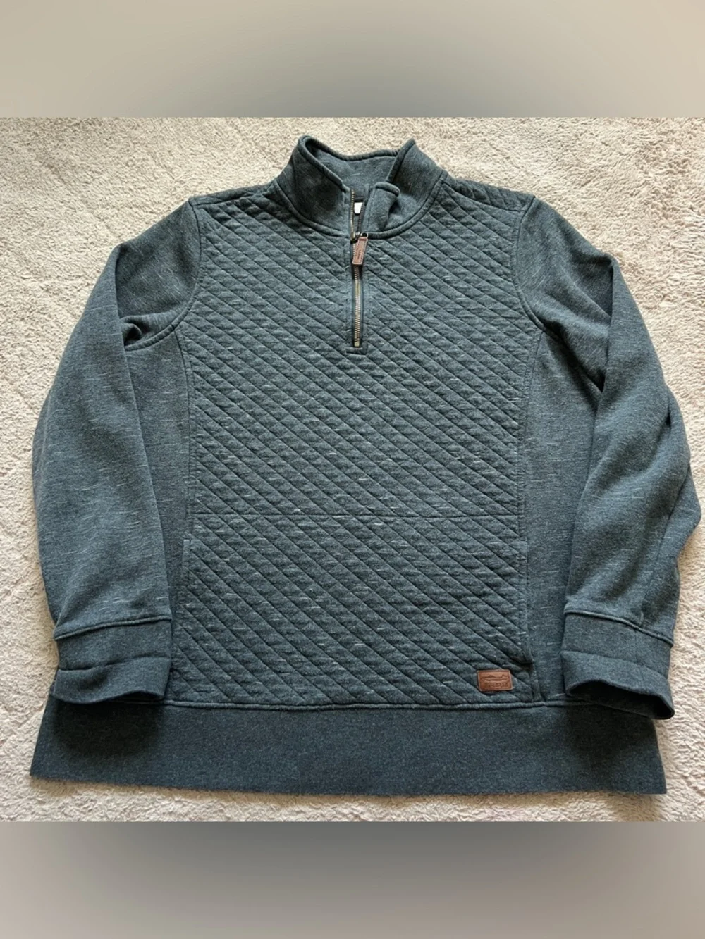 L.L. Bean Quarter Zip Sweater Outdoor Sporty Performance Athleisure Preppy Sz XL